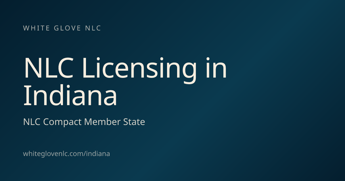 Indiana NLC Licensing Help | White Glove NLC